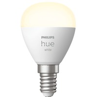 Philips Hue Sferetta - lampadina connessa E14, Lampada a LED Philips Hue White Sferetta - lampadina connessa E14, Lampadina intelligente, Bluetooth/Zigbee, Bianco, LED, E14, P45