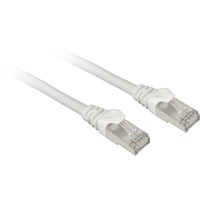 Sharkoon Cavo patch SFTP, RJ-45, con cavo grezzo Cat.7a bianco
