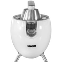 Unold Power Juicy Spremiagrumi manuale 1100 W Bianco bianco/in acciaio inox, Spremiagrumi manuale, Bianco, 1 m, Acciaio inox, Plastica, Acciaio inox, 1100 W