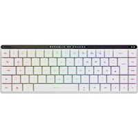 ASUS ROG Falchion RX Low Profile tastiera Gaming USB + RF Wireless + Bluetooth QWERTZ Bianco, Tastiera da gioco bianco, Con cavo e senza cavo, USB + RF Wireless + Bluetooth, Interruttore ottico a chiave, QWERTZ, LED RGB, Bianco