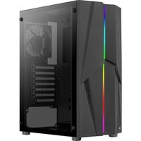 Aerocool Mecha Midi Tower Nero, Chassis Tower Nero, Midi Tower, PC, Nero, ATX, micro ATX, Mini-ITX, Acrilonitrile butadiene stirene (ABS), SPCC, Giocare