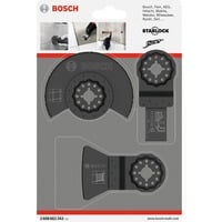Bosch 2 608 662 342 fornitura per utensili rotanti per molatura/levigatura Ceramica, Cemento Set di accessori, Impostare la lama per sega Set di accessori, Ceramica, Cemento, Bosch, Nero, 3 pz