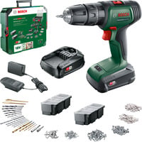 Bosch Trapano avvitatore a percussione a batteria UniversalImpact 18V, set verde/Nero