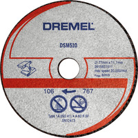Dremel Disco da taglio per metallo e plastica DSM20 (DSM510), Lama 