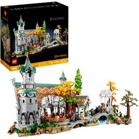 LEGO ICONS 10316 Il Signore degli Anelli: Gran Burrone, Grande Set per Adulti con la Valle della Terra di Mezzo e 15 Minifigure, Giochi di costruzione Grande Set per Adulti con la Valle della Terra di Mezzo e 15 Minifigure, Set da costruzione, 18 anno/i, Plastica, 6167 pz, 7,12 kg