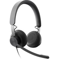 Logitech Zone Wired MS Teams, Headset grigio/Nero