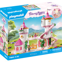 PLAYMOBIL Princess Magic Castello della principessa con coppia reale, Giochi di costruzione 