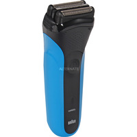 Procter & Gamble Series 3 - 310s, Rasoio blu/Nero, Rasoio, Nero, Blu, Batteria, 30 min, 1 h, 5 min