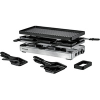 Rommelsbacher Pizza Raclette RCP 1800 Nero/in acciaio inox