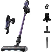 Rowenta RH6A31 Aspirapolvere a bastone 2 in 1 Batteria Secco Senza sacchetto 140 W Nero, Viola, Aspirapolvere verticale Nero/Viola, Aspirapolvere a bastone 2 in 1, Senza sacchetto, Nero, Viola, Rettangolare, Secco, Ciclonico