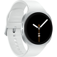Samsung Galaxy Watch 8 3,3 cm (1.3") AMOLED 40 mm Digitale 438 x 438 Pixel Touch screen 4G Argento Wi-Fi GPS (satellitare), Smartwatch argento, 3,3 cm (1.3"), AMOLED, Touch screen, 32 GB, GPS (satellitare), 30 g