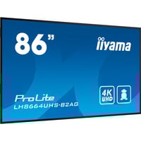iiyama LH8664UHS-B2AG, Public Display Nero (opaco)