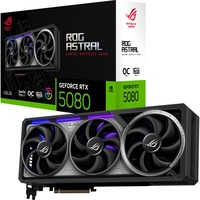 ASUS ROG Astral - -RTX5080-O16G-GAMING NVIDIA GeForce RTX 5080 16 GB GDDR7, Scheda grafica GeForce RTX 5080, 16 GB, GDDR7, 256 bit, 7680 x 4320 Pixel, PCI Express 5.0