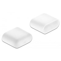 DeLOCK 64096 copertura antipolvere per porta 10 pz USB tipo-C, Cappuccio di protezione bianco, USB tipo-C, Bianco, 7,85 mm, 9,8 mm, 4,1 mm, 10 pz