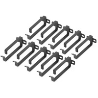 Digitus Supporto per la gestione dei cavi per armadi 483 mm (19"), Instradamento dei cavi Nero