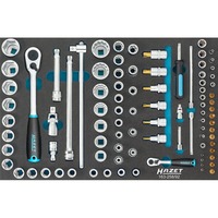 Hazet Set di chiavi a bussola 163-258/92, 1/4" e 1/2", Set di strumenti 