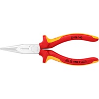 KNIPEX 25 06 160 Side-cutting pliers pinza Side-cutting pliers, Acciaio al cromo vanadio, Plastica, Rosso/Arancione, 16 cm, 146 g