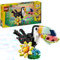LEGO Creator Animali selvatici: tucano tropicale, Giochi di costruzione Set da costruzione, 7 anno/i, Plastica, 225 pz, 323 g