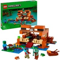 LEGO Minecraft La casa-rana, Giochi di costruzione Set da costruzione, 8 anno/i, Plastica, 400 pz, 732 g