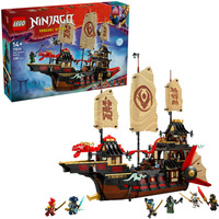 LEGO NINJAGO 71848 Il Bounty del Tempio, Barca Giocattolo Interattiva con Vele Mobili e 6 Minifigure, Idea Regalo da 14+ Anni, Giochi di costruzione Barca Giocattolo Interattiva con Vele Mobili e 6 Minifigure, Idea Regalo da 14+ Anni, Set da costruzione, 14 anno/i, Plastica, 2387 pz, 3,12 kg