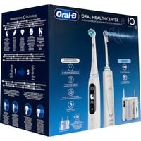 Procter & Gamble iO6 & OxyJet Adulto Spazzolino rotante-oscillante Bianco, Cura orale bianco, Adulto, Spazzolino rotante-oscillante, Cura quotidiana, Cura gum, Intenso, Sensibile, Super sensitive, Bianco, 2 min, Batteria