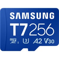 Samsung T7 microSDXC 256 GB, Scheda di memoria blu