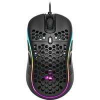 Sharkoon Light² S mouse Ambidestro USB tipo A Ottico 6200 DPI, Mouse da gioco Nero, Ambidestro, Ottico, USB tipo A, 6200 DPI, Nero