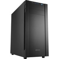 Sharkoon S25-V Midi Tower Nero, Chassis Tower Nero, Midi Tower, PC, Nero, ATX, micro ATX, Mini-ITX, Metallo, 16,7 cm