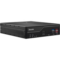 Shuttle DH610 barebone per PC/stazione di lavoro PC con dimensioni 1,3 l Nero LGA 1700 Nero, PC con dimensioni 1,3 l, Mini PC barebone, LGA 1700, DDR4-SDRAM, M.2, SATA, Seriale ATA II, Serial ATA III, 120 W