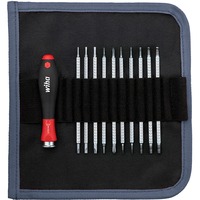 Wiha Cacciavite con set di lame intercambiabili SYSTEM 4 Nero/Rosso