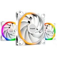 be quiet! Light Wings White | 140mm PWM high-speed Triple-Pack Case per computer Ventilatore 14 cm Bianco 3 pz, Ventola bianco, Ventilatore, 14 cm, 2200 Giri/min, 121,82 m³/h, Bianco