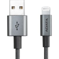 ADATA AMFIAL-1MK-CTI cavo Lightning 1 m Titanio, Adattatore titanio, 1 m, Lightning, USB A, Maschio, Maschio, Titanio