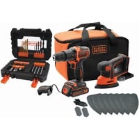 BLACK+DECKER BCK23S1SA41 Nero/Orange