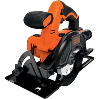 BLACK+DECKER BDCCS18 14 cm Nero, Rosso 3700 Giri/min, Sega circolare arancione /Nero, Nero, Rosso, 14 cm, 3700 Giri/min, 4,3 cm, 1,27 cm, 4,3 cm