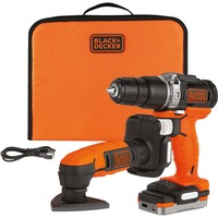 BDCK121S1S Levigatrice a delta Nero, Arancione, Cordless BDCK121S1S Levigatrice a delta Nero, Arancione, Cordless
