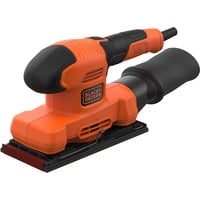 BLACK+DECKER BEW220 Levigatrice orbitale 14000 Giri/min Nero, Arancione arancione /Nero, Levigatrice orbitale, Morsa, Nero, Arancione, 14000 Giri/min, 1 mm, 85 dB