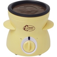 Bestron DCM043 fondue, gourmet & wok 0,3 L giallo, 0,3 L, Giallo, Rotondo, 25 W, 220 - 240 V, 50 Hz