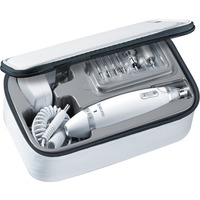 Beurer MP 62 Set per manicure/pedicure, Cura delle unghie bianco/Argento