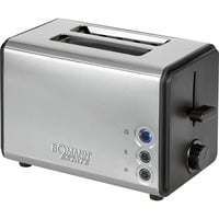 Bomann TA 1371 CB 2 fetta/e 850 W Nero, Acciaio inossidabile, Tostapane accaio/Nero, 2 fetta/e, Nero, Acciaio inossidabile, Acciaio inossidabile, 850 W, 220-240 V, 50 - 60 Hz