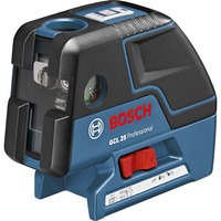 Bosch 0 601 066 B00 livello laser Livella da puntamento 635 nm (< 1 mW), Attraversare la linea laser blu/Nero, 4°, 635 nm (< 1 mW), Livella da puntamento, Nero, Blu, 1/4,5/8", 1,5 V