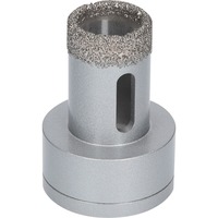 Bosch 2608599031 Fresa a secco diamantata 1 pezzo 25 mm 1 pz. sega per trapano Smerigliatrice Singolo, Smerigliatrice, Pietra, Piastrella, Mattone, Arenaria, Grigio, 3,5 cm, 2,5 cm