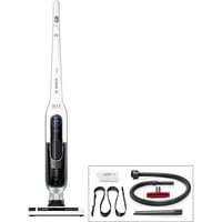 Bosch BCH6L2560 scopa elettrica Senza sacchetto 0,9 L Nero, Bianco bianco, Senza sacchetto, Nero, Bianco, 0,9 L, Secco, Filtro, Tappeto, Superfici rigide