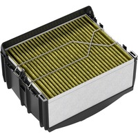 Bosch DWZ1CX1I6 accessorio per cappa Kit di riciclaggio della cappa da cucina, Set di conversione Kit di riciclaggio della cappa da cucina, Nero, Giallo, 5 dB, 100 m³/h, 1 pz
