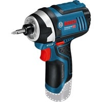 Bosch GDR 10.8-LI Nero, Blu 10,8 V, Avvitatore blu/Nero, Chiave di impatto, Nero, Blu, 105 Nm, 2600 Giri/min, AC, Polimeri di litio (LiPo)