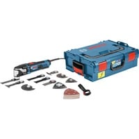 Bosch GOP 55-36 Professional Nero, Blu 550 W 20000 OPM, Strumento multi funzione blu/Nero, Smerigliatura, Segare, Raschiare, Nero, Blu, CE, 20000 OPM, 8000 OPM, 1,8°
