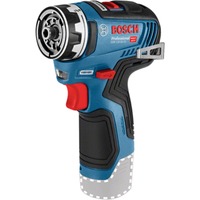 Bosch GSR 12V-35 FC 1750 Giri/min Senza chiave 590 g Nero, Blu, Rosso, Trapano avvitatore blu/Nero, Trapano con impugnatura a pistola, Senza chiave, Nero, Blu, Rosso, 1 cm, 1750 Giri/min, 3,2 cm