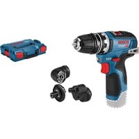 Bosch GSR 12V-35 FC Professional 1750 Giri/min 590 g Nero, Blu, Trapano avvitatore blu/Nero, Trapano con impugnatura a pistola, Nero, Blu, 1 cm, 1750 Giri/min, 3,2 cm, 1 cm