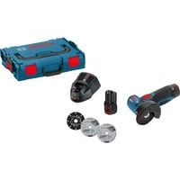 Bosch GWS 12V-76 Professional smerigliatrice angolare 7,6 cm 19500 Giri/min 700 g blu/Nero, 19500 Giri/min, 7,6 cm, Batteria, 3 Ah, 700 g