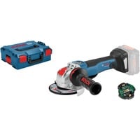 Bosch GWX 18V-10 PSC Professional smerigliatrice angolare 12,5 cm 9000 Giri/min 2 kg blu/Nero, 9000 Giri/min, 12,5 cm, Batteria, 2 kg, Motore a spazzola