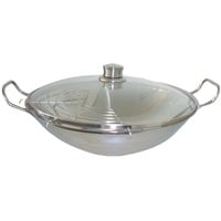 Bosch HEZ390090 padella Wok/padella per cottura al salto accaio, Wok/padella per cottura al salto, Acciaio inossidabile, Induzione, 2,8 kg, 1 pz, 3,7 kg